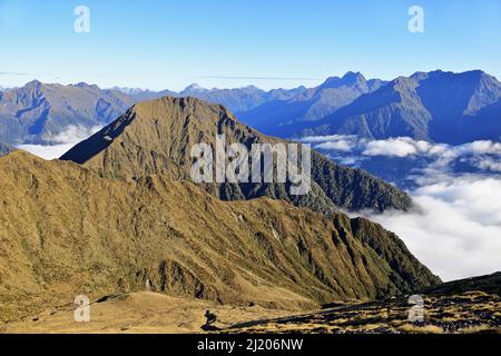 Kepler Track Fiordland New Zealand Stock Photo