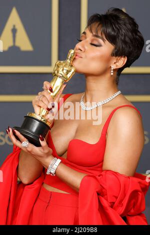 March 28, 2022, Los Angeles, CA, USA: LOS ANGELES - MAR 27:  Ariana DeBose at the 94th Academy Awards at Dolby Theater on March 27, 2022 in Los Angeles, CA (Credit Image: © Kay Blake/ZUMA Press Wire) Stock Photo