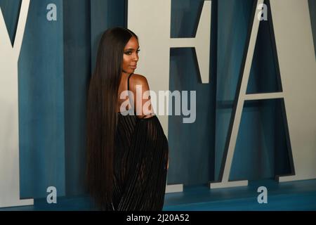 Beverly Hills, USA. 27th Mar, 2022. Kelly Rowland attends the 2022 Vanity Fair Oscar Party at the Wallis Annenberg Center for the Performing Arts on March 27, 2022 in Beverly Hills, California. Photo: Casey Flanigan/imageSPACE Credit: Imagespace/Alamy Live News Stock Photo