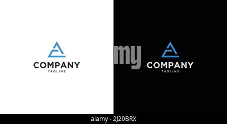 Unique and modern EA initials logo design Stock Vector