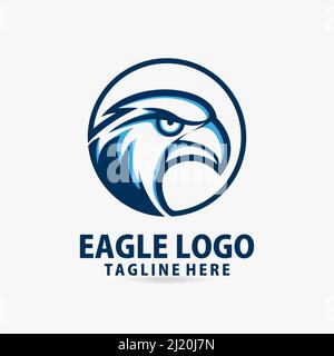 Eagle bird logo design Stock Vector