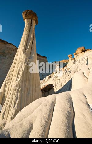 Wahweap Hoodoos in Grand Staircase-Escalante National Monument in southern Utah, USA. April 2013. Stock Photo