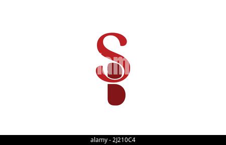 Alphabet letters Initials Monogram logo SB, BS, S and B Stock Vector