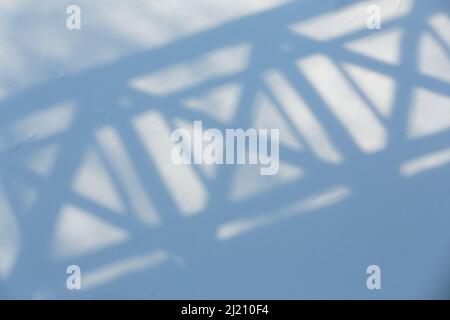 Some shadows on snowdrift Stock Photo