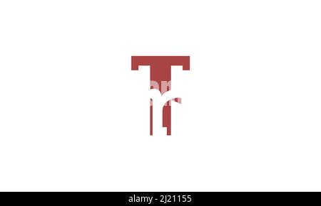 Alphabet letters Initials Monogram logo TR, RT, T and R Stock Vector