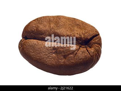 Coffee bean isolated on white background, coffee bean close up Stock Photo