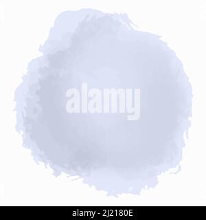watercolor blot with smudge drips and stains, hand drawn vector element Stock Vector