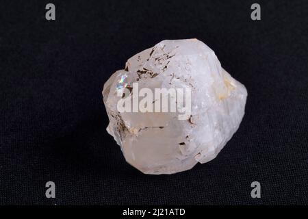 Pure quartz crystal, Pune, Maharashtra, India Stock Photo