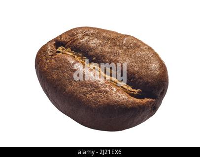 Coffee bean isolated on white background, coffee bean close up Stock Photo