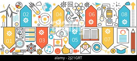 Programming science infographic chart design element set Stock Vector ...