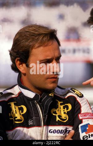 Elio de Angelis (ITA) Lotus Stock Photo