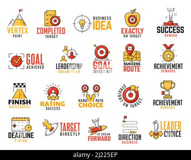 objective line icon, outline symbol, vector illustration, concept sign ...