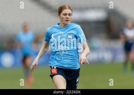 Cortnee Vine of Sydney FC seen running after the ball during the A-League Womens Grand Final match between Sydney FC and Melbourne Victory at Netstrat Stock Photo