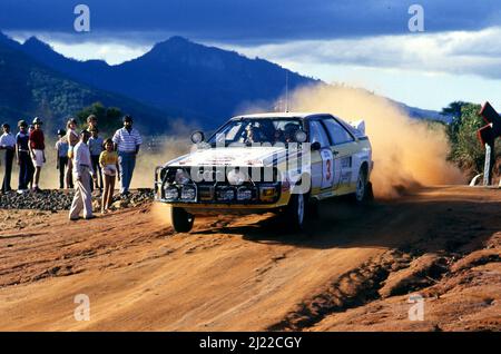 Michele Mouton (FRA) Fabrizia Pons (ITA) Audi Quattro GrB Audi Sport Stock Photo