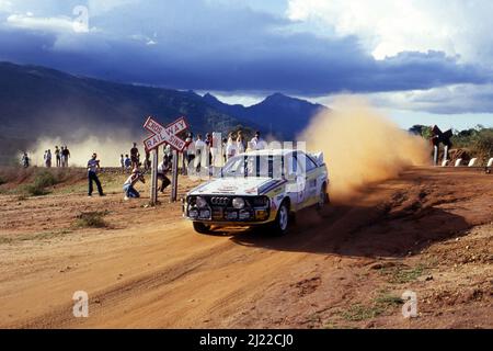 Michele Mouton (FRA) Fabrizia Pons (ITA) Audi Quattro GrB Audi Sport Stock Photo