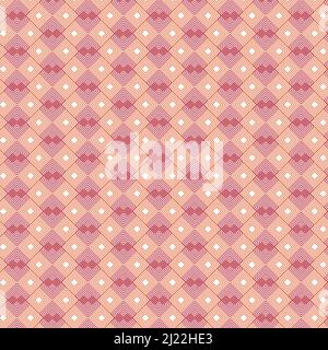 Colorful Parquet Pattern Design Background In Pink And Orange Color Stock Vector