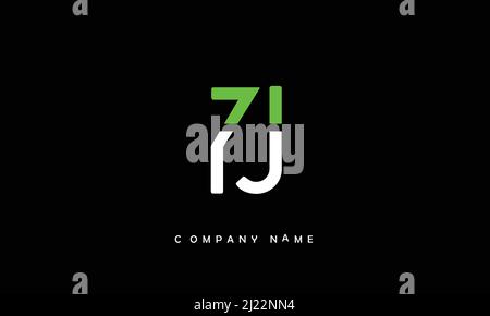 YJ or jy alphabets letters logo monogrtamn Stock Vector