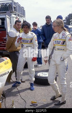 Michele Mouton (FRA) Fabrizia Pons (ITA) Audi Sport Stock Photo