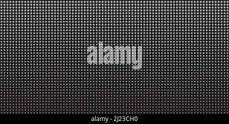 LED screen panel seamless pattern Dot RGB Background television. Stock Vector