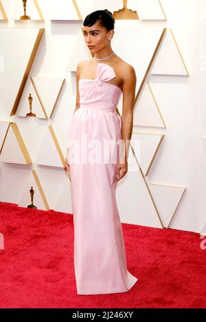 March 28, 2022, Los Angeles, CA, USA: LOS ANGELES - MAR 27:  Zoe Kravitz at the 94th Academy Awards at Dolby Theater on March 27, 2022 in Los Angeles, CA (Credit Image: © Kay Blake/ZUMA Press Wire) Stock Photo