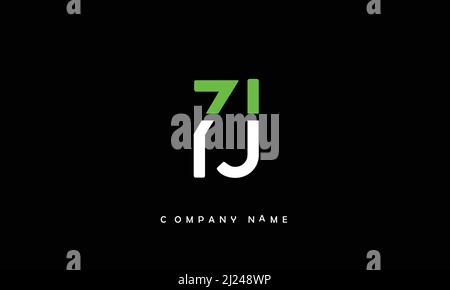 YJ or jy alphabets letters logo monogrtamn Stock Vector