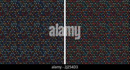 Colorful Scattered Square Pattern Background Stock Vector
