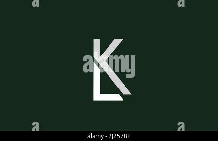 Alphabet letters Initials Monogram logo LK, KL, L and K Stock Vector