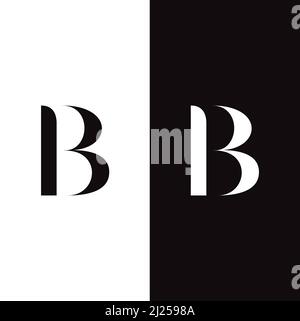 B letters Initial icons monogram vector inspiration logo design Stock Vector