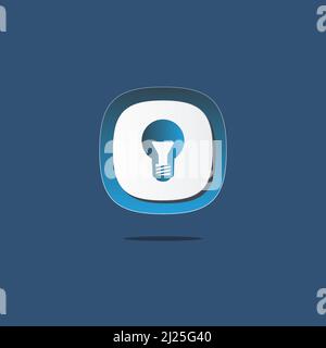 Three dimensional icon design vector Illustrations. Icons web, logo, button. The concept for favicon, app icon, web banner, logos. Stock Vector