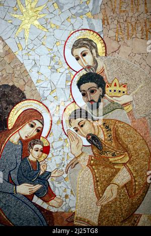 Nativity Scene, Adoration of the Magi Stock Photo - Alamy