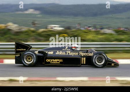 Elio de Angelis (ITA) Lotus 97T Renault Stock Photo