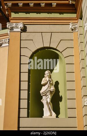 Spa architecture in Bad Harzburg, Lower Saxony, Germany. Health resort in the Harz mountains. Stock Photo