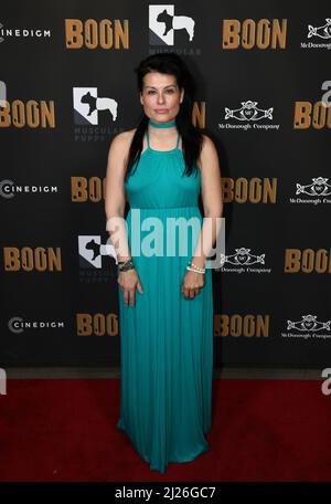 Los Angeles, USA. 29th Mar, 2022. Alexis Iacono arrive at the Boon Premiere at the Chinese Theater in Los Angeles, CA on March 29, 2022. (Photo by Jonathan Zaoui/Sipa USA) Credit: Sipa USA/Alamy Live News Stock Photo