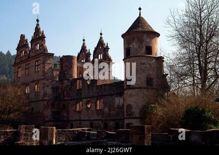 Hunting lodge (Jagdschloss), Monastery Ruins Hirsau, Calw, Germany. The monastery's history dates back to the 9th century, but the basilica and adjace Stock Photo