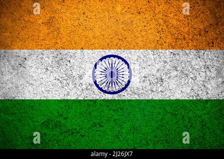 Old India grunge background flag Stock Photo - Alamy