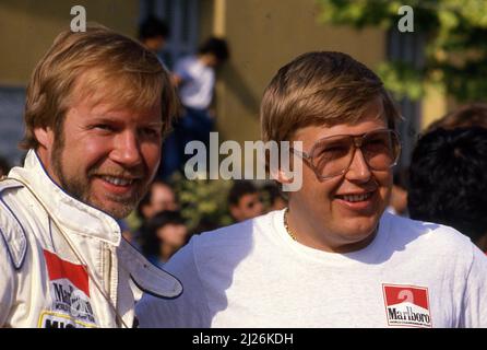 Timo Salonen (FIN) Seppo Harjanne (FIN) Peugeot Sport Stock Photo