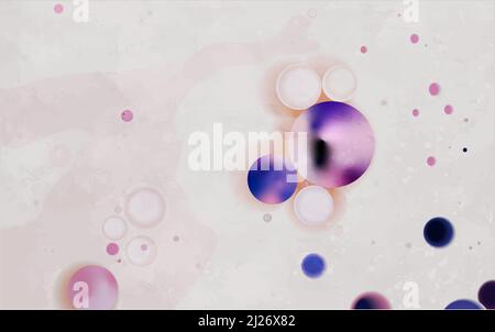 Abstract Gradient Background Dots Multi Color Stock Vector