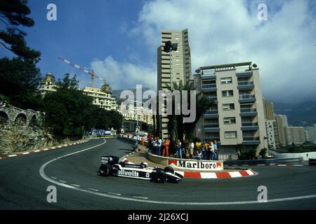 Elio de Angelis (ITA) Brabham BT55 Bmw without a wheel Stock Photo - Alamy