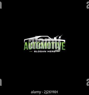 Automotive logo or combination mark design Stock Vector
