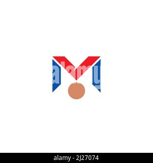 Bronze Medal logo or icon design Stock Vector