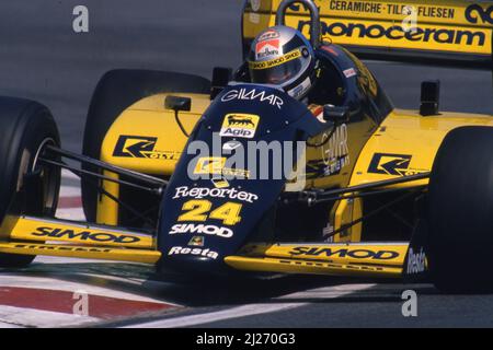 Photo Originale Signée Alessandro Nannini – Formule 1 – Autographe Authentique