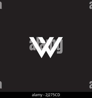 Letter W logo or icon design Stock Vector