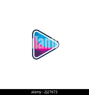 Play Symbol logo / icon design Stock Vector
