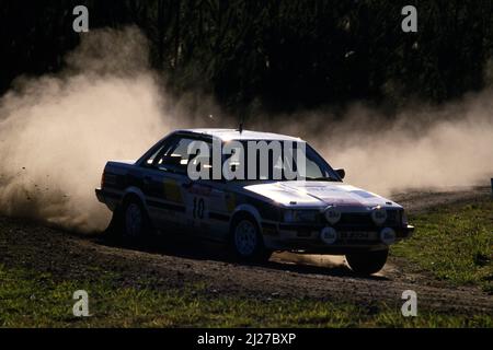 Possum Bourne (NZ) Jim Scott (NZ) Subaru RX Turbo GrA Fuji Heavy
