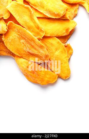 Dried fruit slices from organic ripe mango Stock Photo