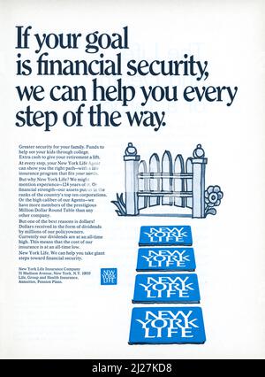 Vintage 24 February 1969 "Sports Illustrated" Advert, USA Stock Photo