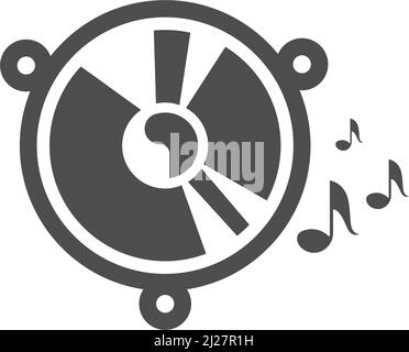 Speaker subwoofer icon design template illustration vector Stock Vector