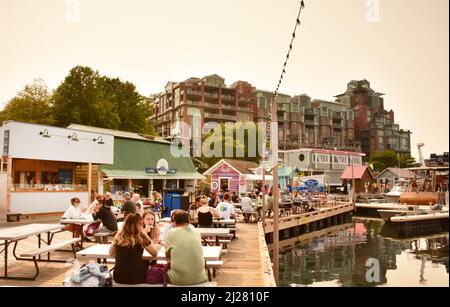 Fisherman's Wharf, Vancouver, British Columbia, Canada Stock Photo