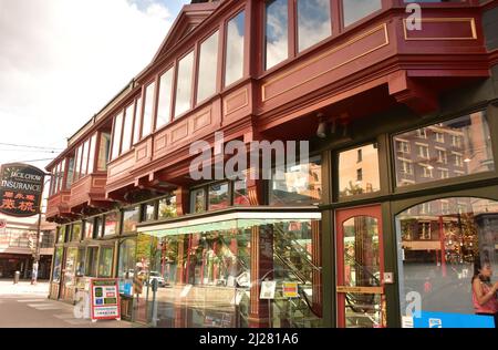 Skinniest Building in the World, Vancouver, British Columbia, Canada Stock Photo