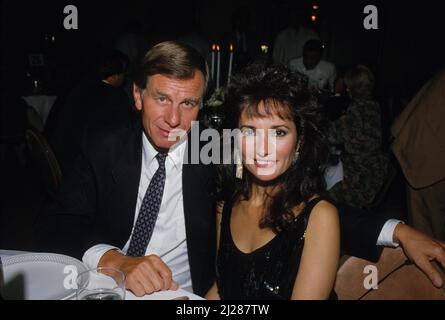 **FILE PHOTO** Helmut Huber Has Passed Away. Helmut Huber and Susan Lucci Circa 1980's Credit: Ralph Dominguez/MediaPunch Stock Photo